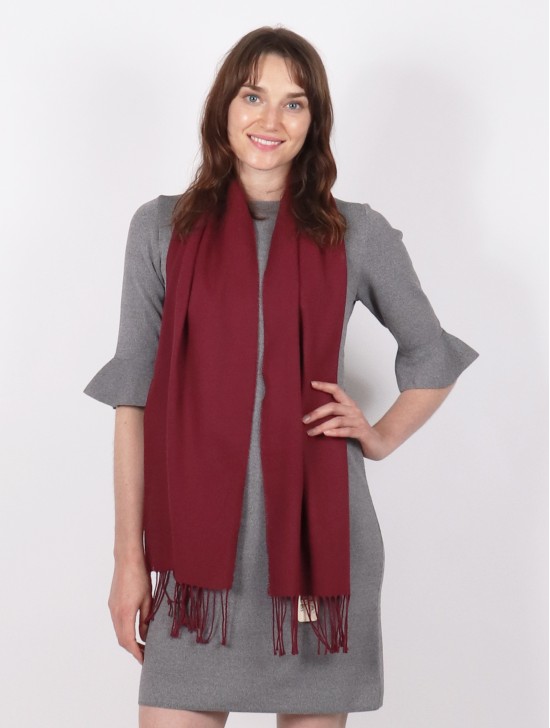 Soft Wool Feeling Solid Color Scarf